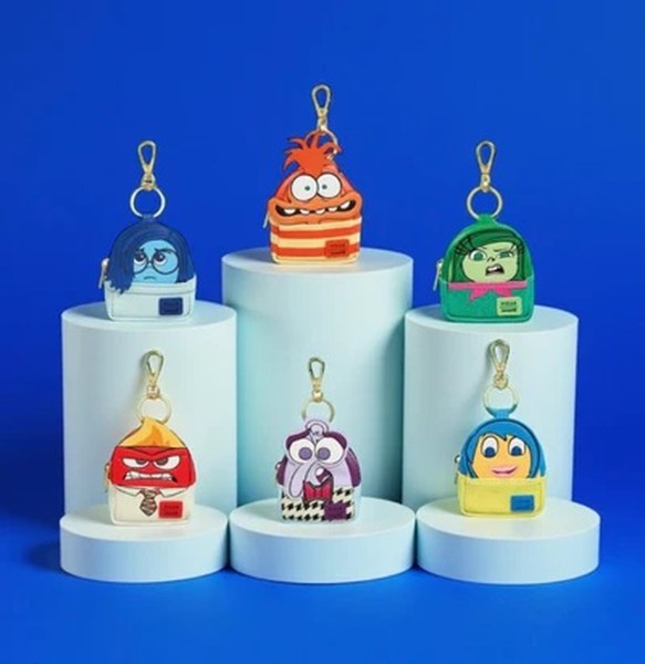 Binnenstebuiten 2 Mystery mini-rugzak sleutelhanger - Disney Pixar Loungefly