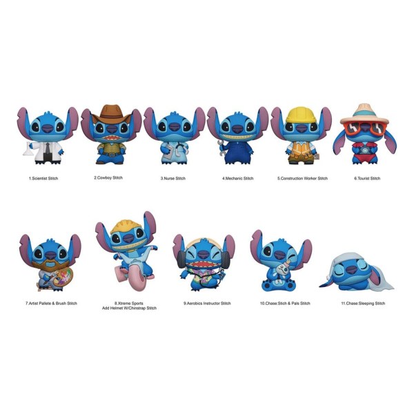 Stitch Serie 6 3D Rugzak Sleutelhanger mysterybox - Lilo & Stitch