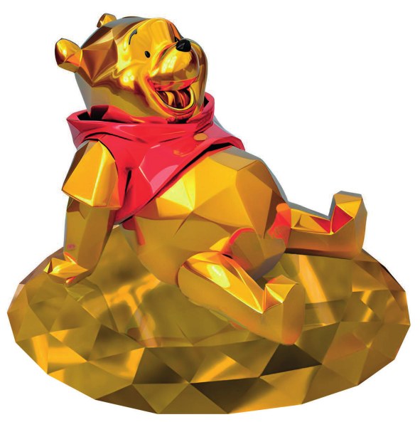 Winnie Gold Chrome - Disney by Orlinski