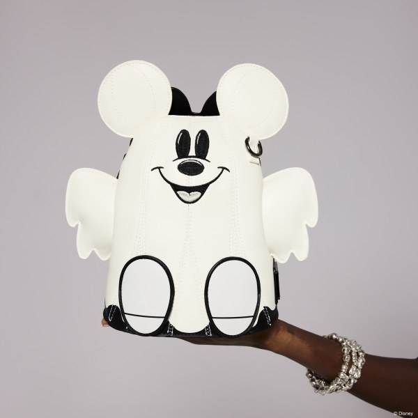 Mickey & Minnie Ghost Glow Figural Crossbody Tas - Disney Loungefly