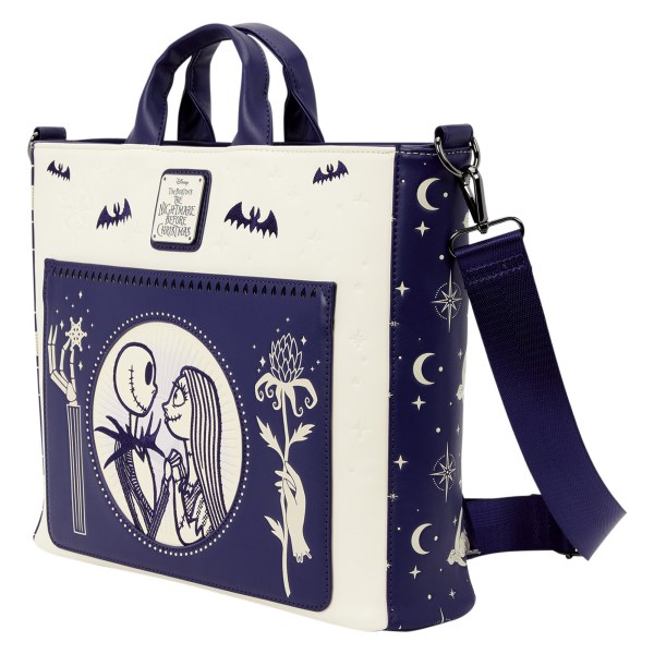 Jack & Sally Night Sky Converteerbare Rugzak & Draagtas - Disney Loungefly