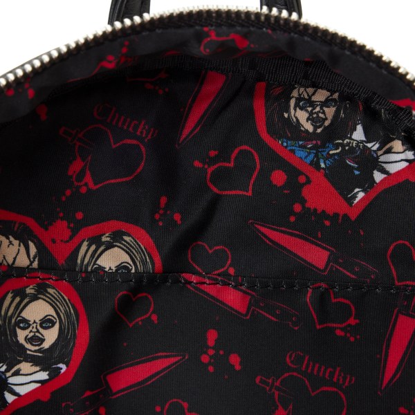 TIFFANY MINI-RUGZAK, DE BRUID VAN CHUCKY – LOUNGEFLY UNIVERSAL