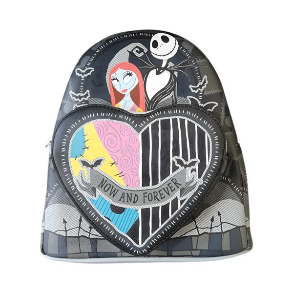 Loungefly The Nightmare Before Christmas Jack & Sally Split Heart rugzak 26cm