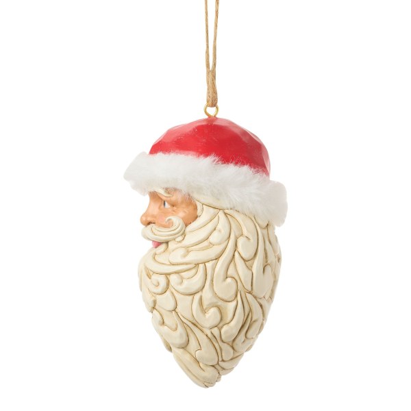 VINTAGE KERSTMAN HOOFD - JIM SHORE HEARTWOOD CREEK