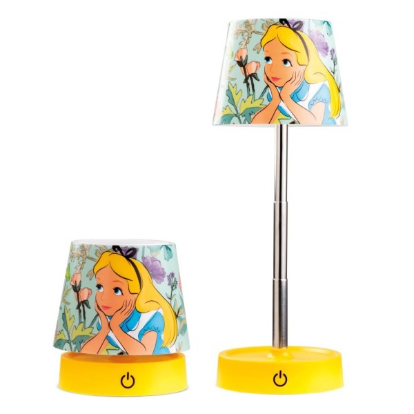 ALICE IN WONDERLAND - Oplaadbare LED-Bureaulamp - 11cm