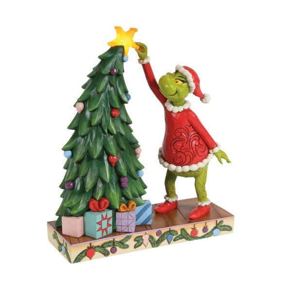 GRINCH TREKT STER VAN LED-KERSTBOOM