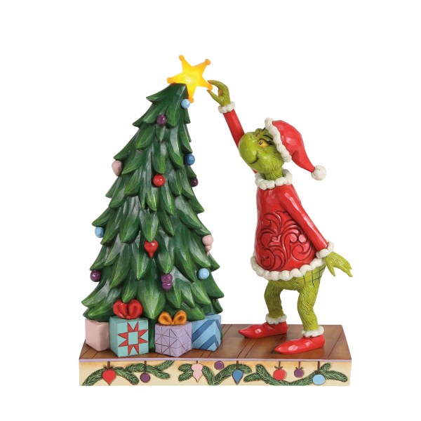 GRINCH TREKT STER VAN LED-KERSTBOOM
