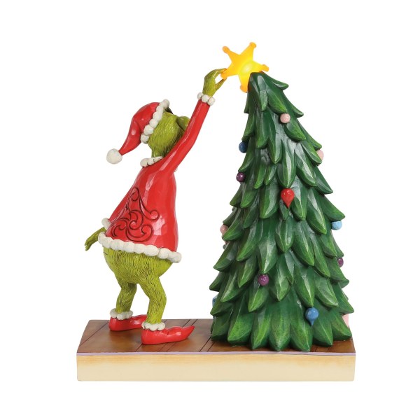 GRINCH TREKT STER VAN LED-KERSTBOOM
