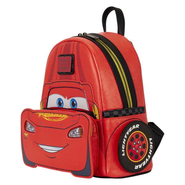 Lightning McQueen Metallic Light-Up Mini Rugzak - Disney Pixar Loungefly Cars 20e Verjaardag