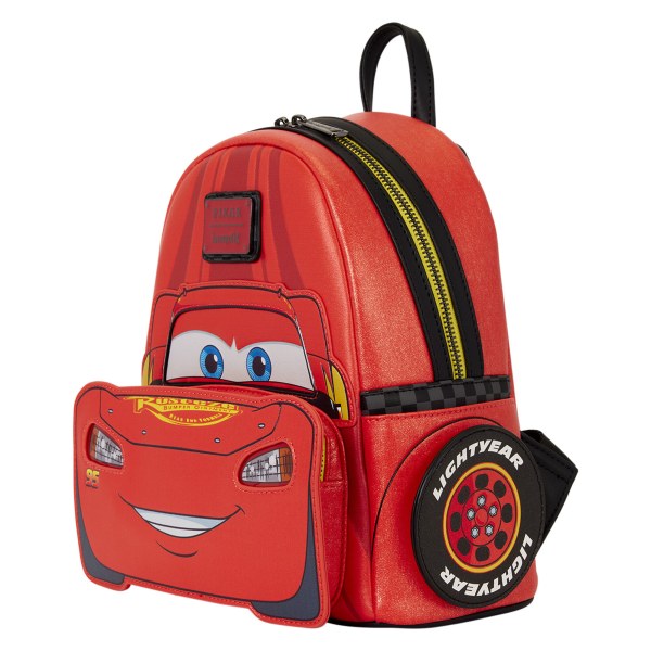 Lightning McQueen Metallic Light-Up Mini Rugzak - Disney Pixar Loungefly Cars 20e Verjaardag