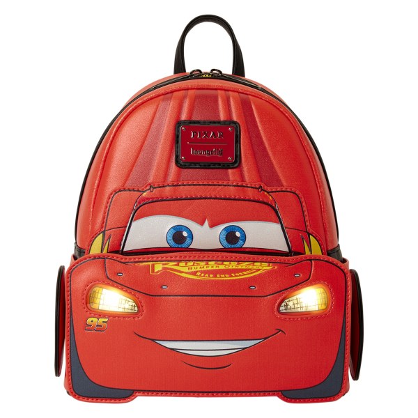 Lightning McQueen Metallic Light-Up Mini Rugzak - Disney Pixar Loungefly Cars 20e Verjaardag