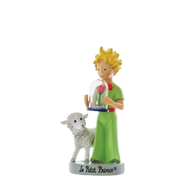 DE KLEINE PRINS FIGUUR 12 CM ROZE EN SCHAAP