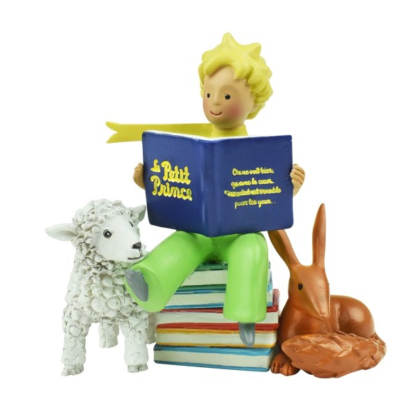 DE KLEINE PRINS BOEK VOS SCHAAP FIGUUR (WINDOW BOX)