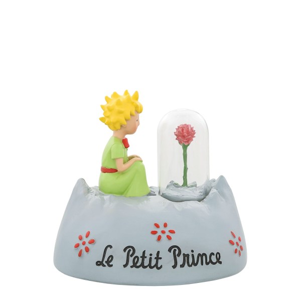 DE KLEINE PRINS FIGUUR PLANEET MET ZIJN ROOS 11 CM