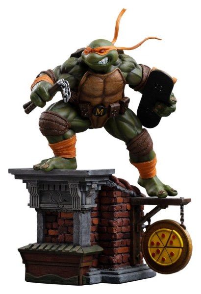 Teenage Mutant Ninja Turtles Standbeeld 1/10 Art Scale Michelangelo Unleashed 24 cm