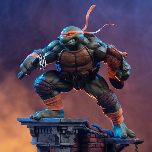Teenage Mutant Ninja Turtles Standbeeld 1/10 Art Scale Michelangelo Unleashed 24 cm