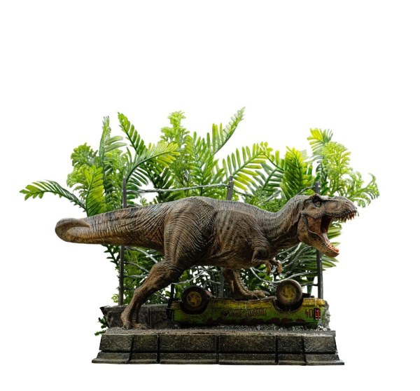Jurassic Park beeldje Icons T-Rex Breakout Set A 17 cm