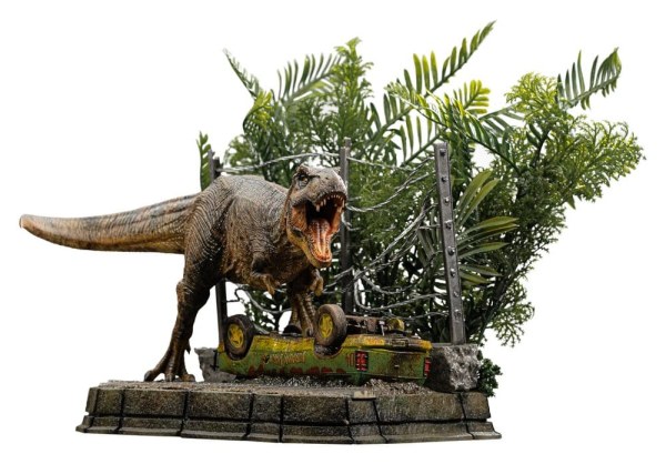 Jurassic Park beeldje Icons T-Rex Breakout Set A 17 cm
