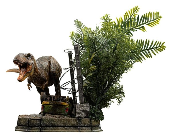 Jurassic Park beeldje Icons T-Rex Breakout Set A 17 cm