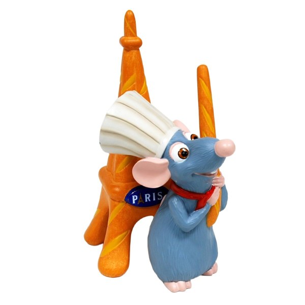 REMY HARSBEELDJE VOOR DE EIFFELTOREN MET BROOD - DISNEY RATATOUILLE