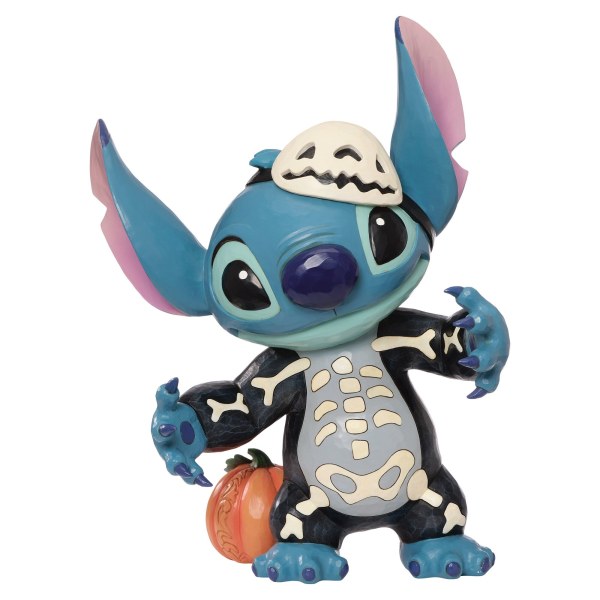 Skelet Stitch Disney Figuur 43 cm fosforescerend van Jim Shore – Costco Exclusief – Disney Traditions