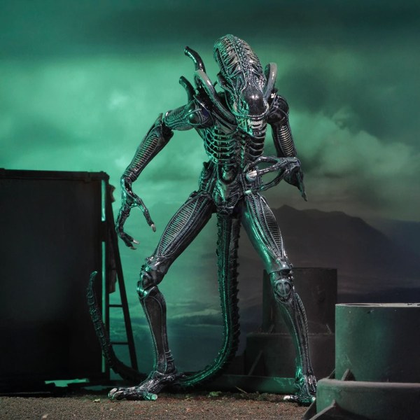 ALIEN - 7" ACTIEFIGUUR - ULTIMATE ALIENS WARRIOR 1986 (BLAUW)