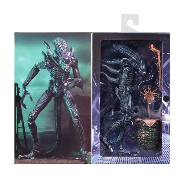 ALIEN - 7" ACTIEFIGUUR - ULTIMATE ALIENS WARRIOR 1986 (BLAUW)