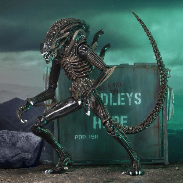 ALIEN - 7" ACTIEFIGUUR - ULTIMATE ALIENS WARRIOR 1986 (BRUIN)