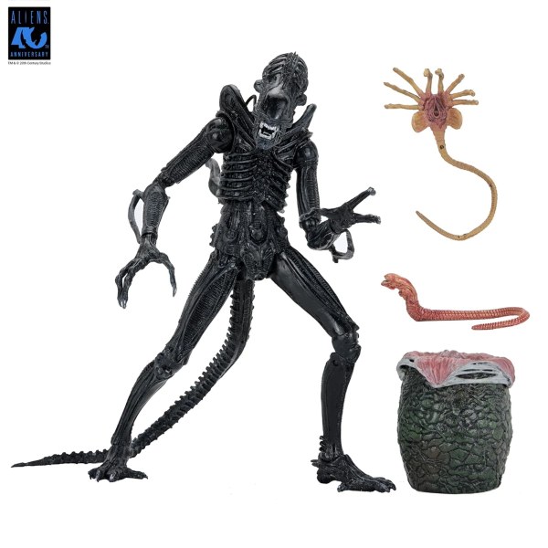 ALIENS - 7" SCHAAL ACTIEFIGUUR - 40E VERJAARDAG ULTIMATE WARRIOR XENOMORPH (ZWART)