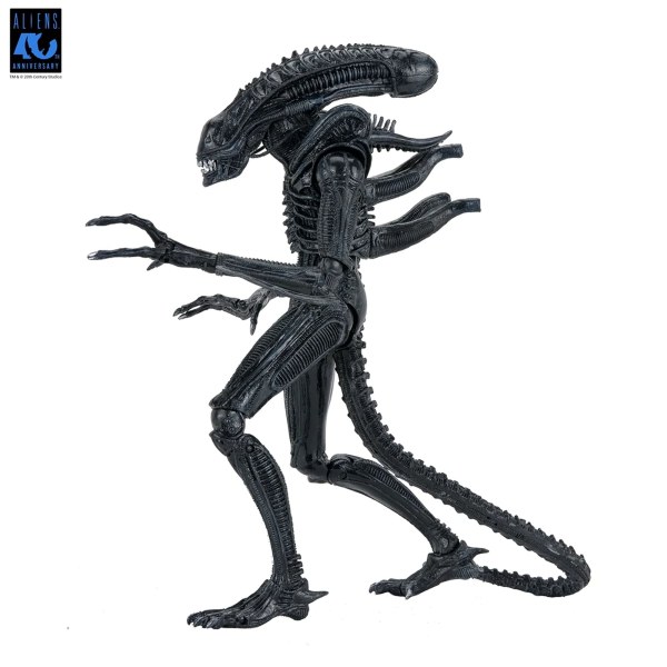 ALIENS - 7" SCHAAL ACTIEFIGUUR - 40E VERJAARDAG ULTIMATE WARRIOR XENOMORPH (ZWART)