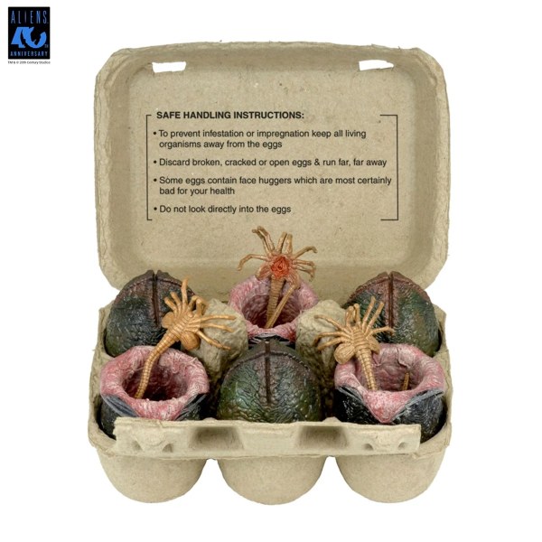 ALIENS - ACCESSORY PACK - 40TH ANNIVERSARY CARTON OF ALIEN EGGS 6 PACK