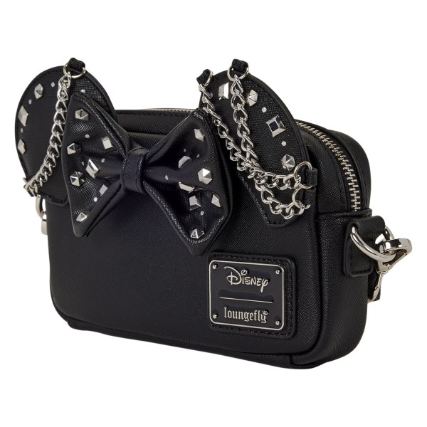 Minnie Mouse Studs & Chains Sling Crossbody Bag - Disney Loungefly