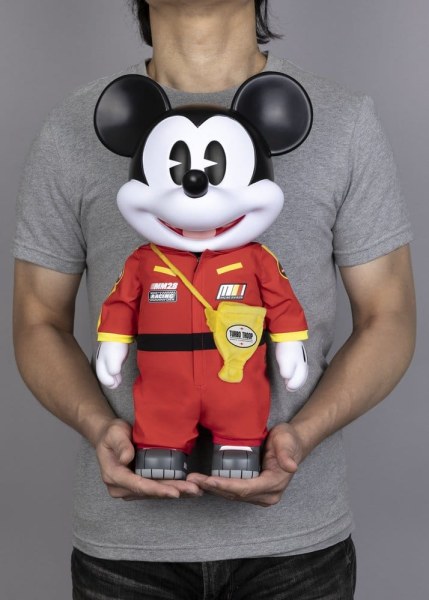 Vinyl Spaarpot SYAKING-BANG!! Functioneel Figuur Raceauto Mickey 48 cm - Disney Mickey and Friends