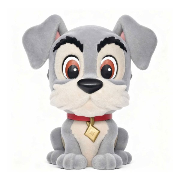 Vagebond Spaarpot met speciaal Flocking 20 cm - Disney Lady en de Vagebond