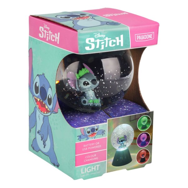 LED-lamp Stitch Glitterbal 17 cm - Disney Lilo & Stitch