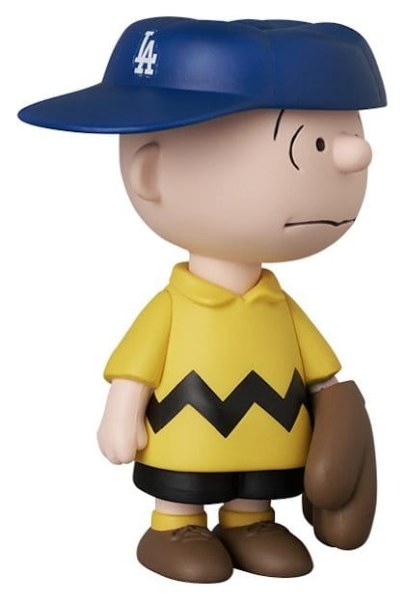 PVC UDF Figuur Los Angeles Dodgers Charlie Brown 9 cm - MLB × Peanuts