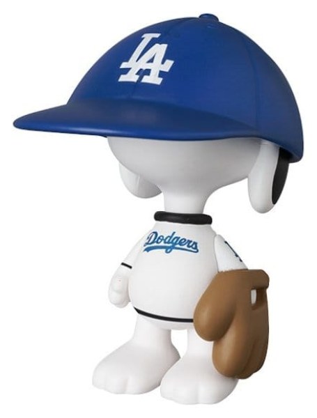 PVC UDF Figuur Los Angeles Dodgers Snoopy 7 cm - MLB × Peanuts