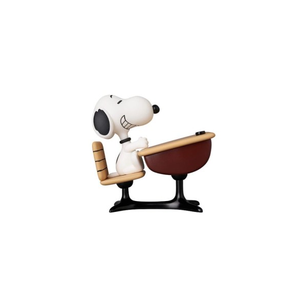 mini figuur Medicom UDF serie 18 Snoopy met bureau 9 cm - Peanuts