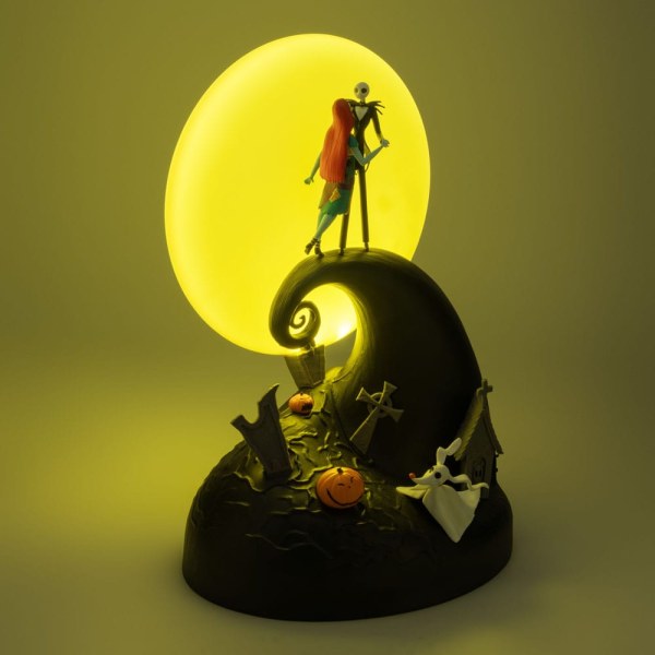 The Nightmare Before Christmas Mr. Jack diorama lamp Jack & Sally