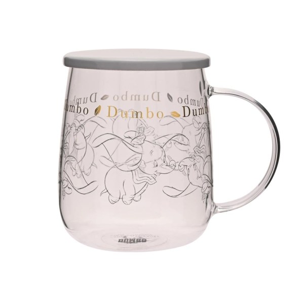 Dumbo Glazen Mok met Deksel 540ml - Disney