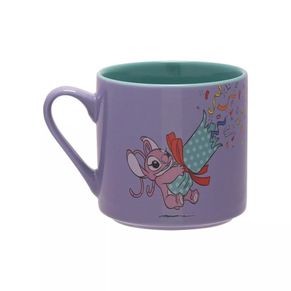 Stitch & Angel Fijne Feestdagen Set van 2 Gekleurde Mokken - Disney