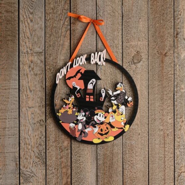 Halloween Decoratief Plaatje Mickey & Friends - Disney