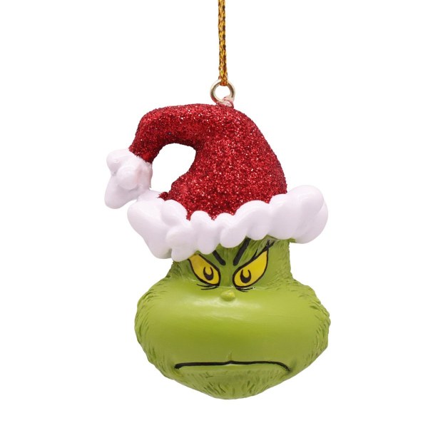 3D-ornament The Grinch met kerstmuts