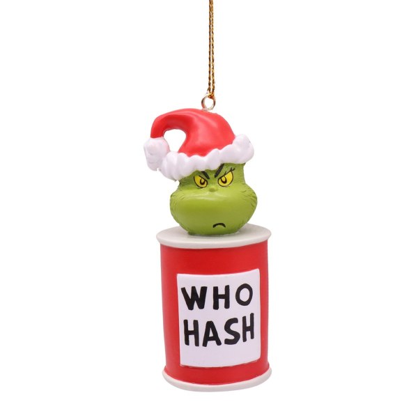 3D The Grinch Ornament - Whoville Hash
