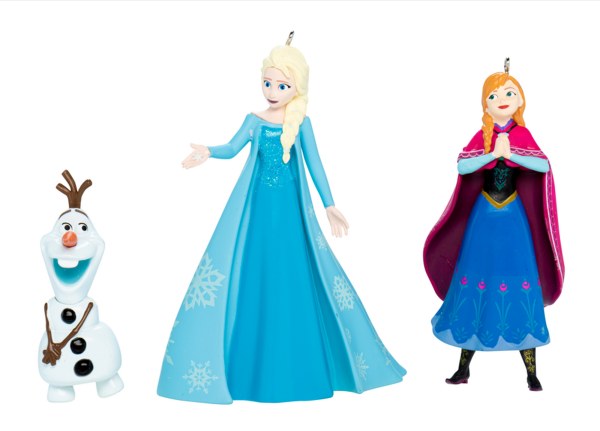 Disney - Set van 3 3D hangende versieringen Frozen – Anna, Elsa en Olaf