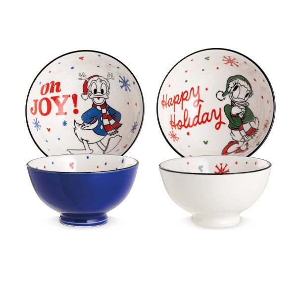 Magic Winter Set van 2 Kommen 300ml Donald & Daisy - Disney