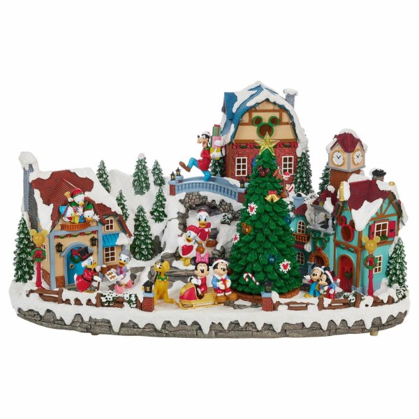 Disney geanimeerd kerstdorp met muziek 29 cm – Costco exclusief
