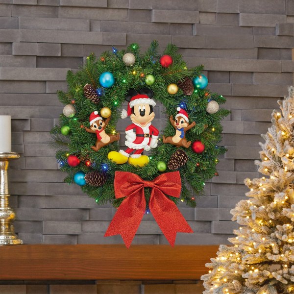 55 cm Disney Holiday Krans met LED-verlichting – Costco Exclusief