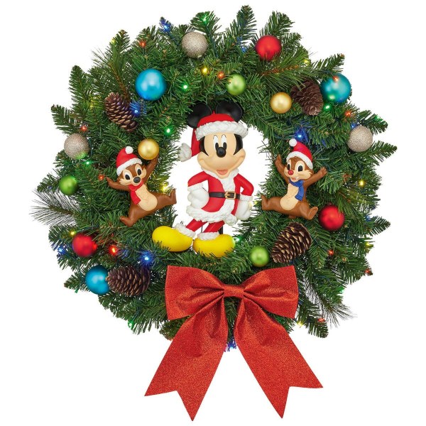 55 cm Disney Holiday Krans met LED-verlichting – Costco Exclusief