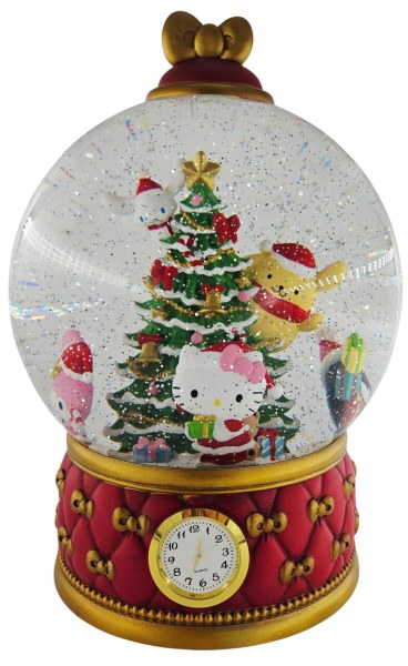 Hello Kitty kerst sneeuwbol met glitter en LED-verlichting 31 cm – Costco exclusief